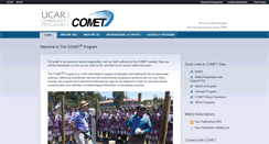 Desktop Screenshot of comet.ucar.edu