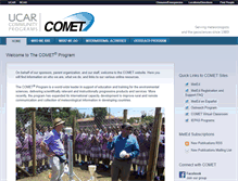 Tablet Screenshot of comet.ucar.edu