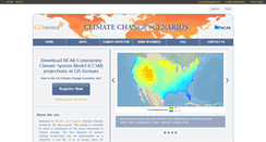 Desktop Screenshot of gisclimatechange.ucar.edu
