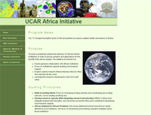 Tablet Screenshot of africa.ucar.edu
