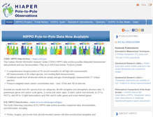 Tablet Screenshot of hippo.ucar.edu