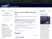 Tablet Screenshot of courses.comet.ucar.edu