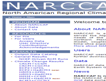 Tablet Screenshot of narccap.ucar.edu